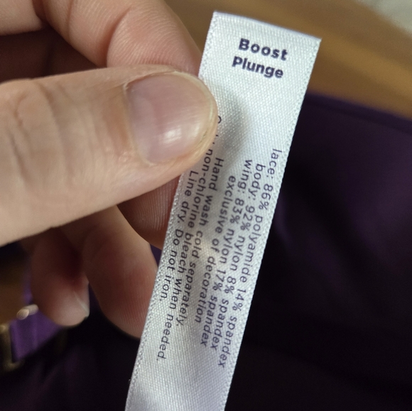 Front closure purple bra - Picture 15 of 15